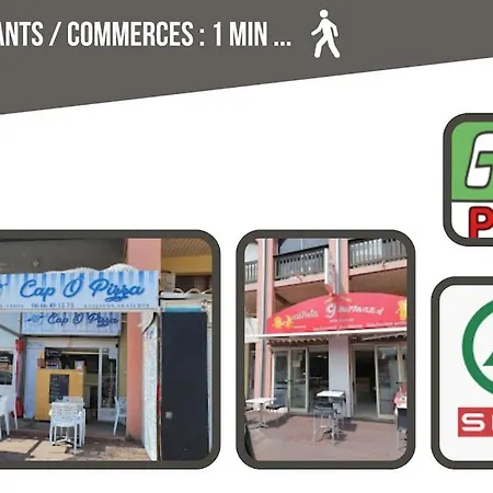 T3 Cap D'agde : Vue Imprenable Rdc Apartamento Agde