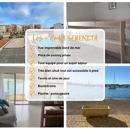 T3 Cap D'agde : Vue Imprenable Rdc Appartement *