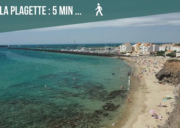 T3 Cap D'agde : Vue Imprenable Rdc Lägenhet